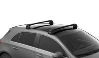 Багажник в штатні місця в рейлінге Thule Wingbar Edge Black для Peugeot 5008 (mkI) 2009-2016 (TH 7216B-7215B-7206-7045)