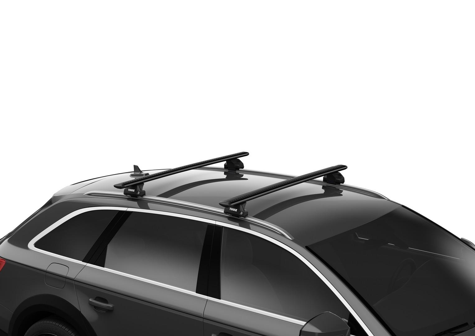 Багажник на інтегровані рейлінги Thule Wingbar Evo Black для NIO ES8 (mkI) 2018→ (TH 7113B-7106-6127)