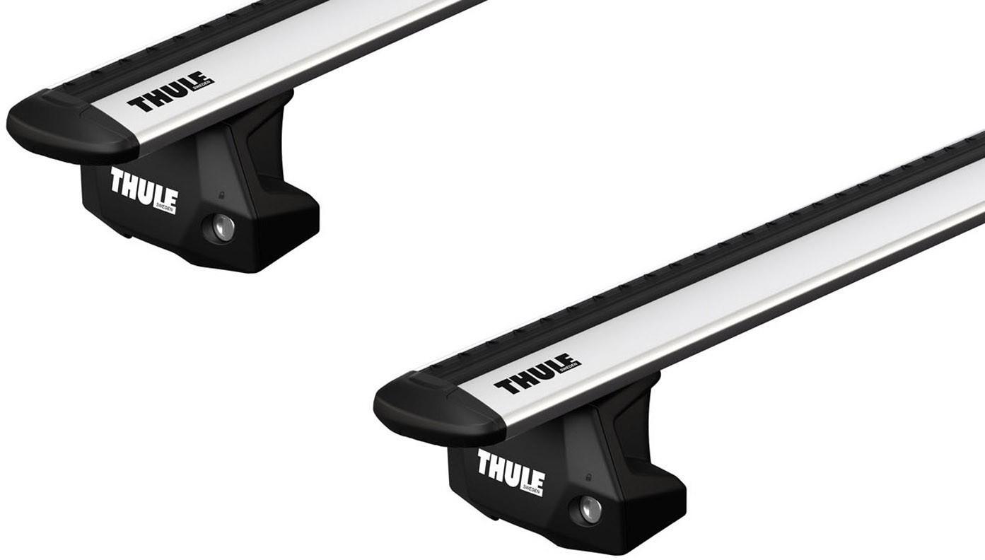 Багажник в штатні місця на рейлінге Thule Wingbar Evo для Nissan Kicks (mkI) 2016→ (TH 7111-7106-6086)