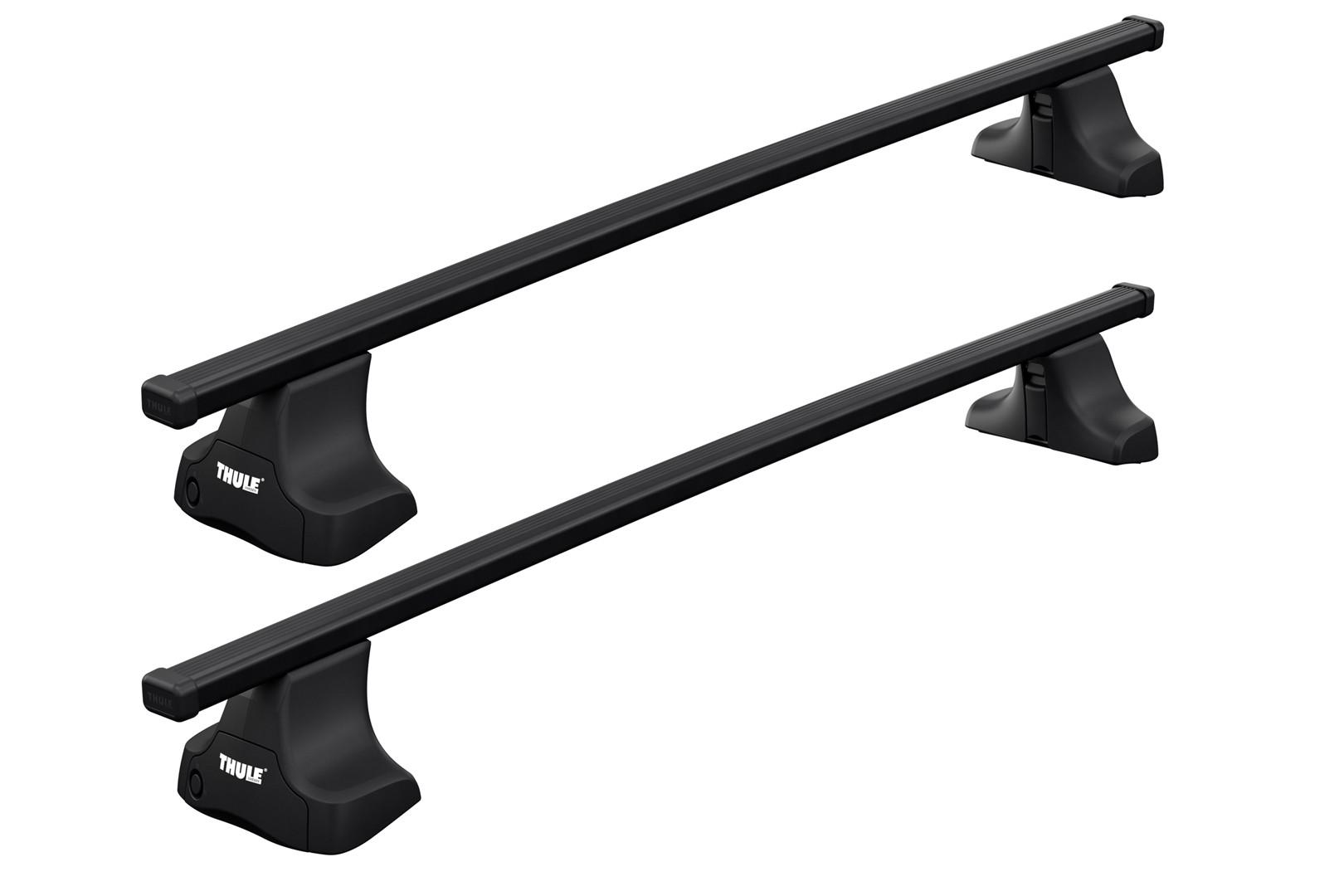 Багажник на гладкий дах Thule Squarebar Evo Rapid для Hyundai Santa Fe (mkI) 2000-2006 (TH 7124-754-1215)