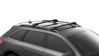 Багажник на рейлінги Thule Wingbar Edge Black (0.95м) (TH 7214B-7214B-7204)