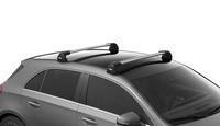 Багажник в штатні місця на рейлінге Thule Wingbar Edge для Toyota Highlander (mkIV) 2019→ (TH 7215-7215-7207-7100)