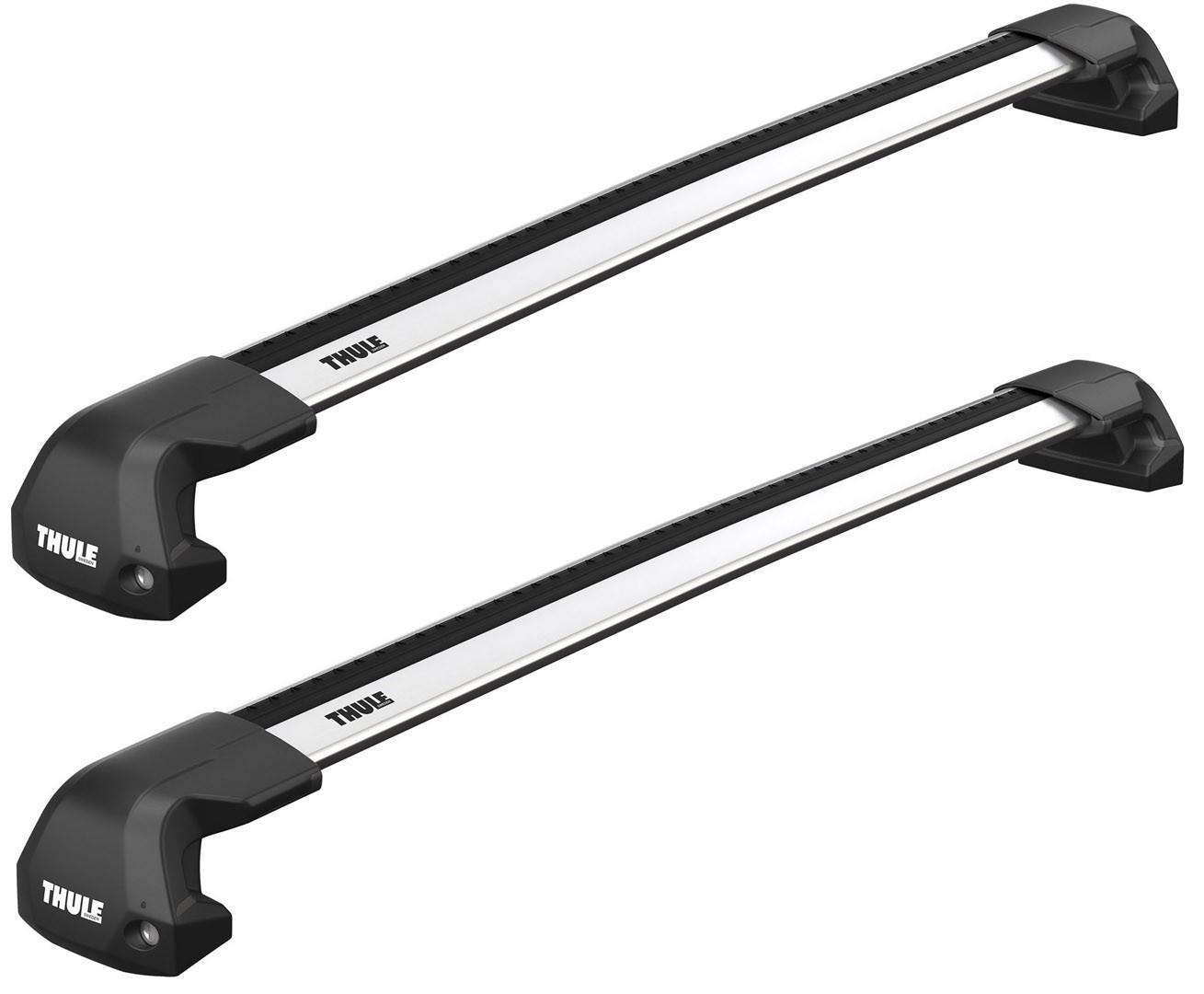 Багажник в штатні місця на рейлінге Thule Wingbar Edge для Toyota Highlander (mkIV) 2019→ (TH 7215-7215-7207-7100)