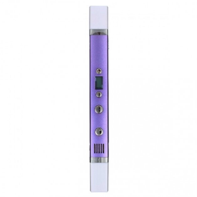3д ручка MyRiwell 3 RP100C Purple + 30 м пластика + трафарети