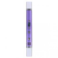 3д ручка MyRiwell 3 RP100C Purple + 30 м пластика + трафарети