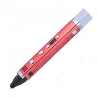 3д ручка MyRiwell 3 RP100C Red + 30 м пластика + трафарети