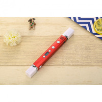 3д ручка MyRiwell 3 RP100C Red + 30 м пластика + трафарети