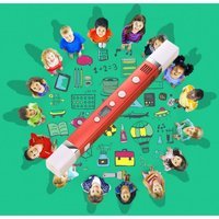 3д ручка MyRiwell 3 RP100C Red + 30 м пластика + трафарети