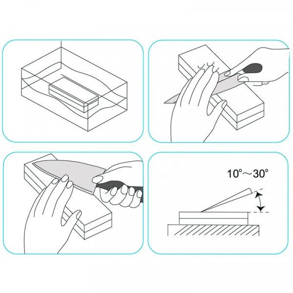 Точильний камінь Risam RW212 зернистість 240, 1000 водний