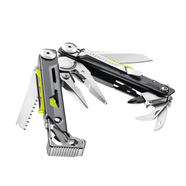 832737 Мультиінструмент LEATHERMAN SIGNAL GRAY, синтетичний чохол, картонна коробка