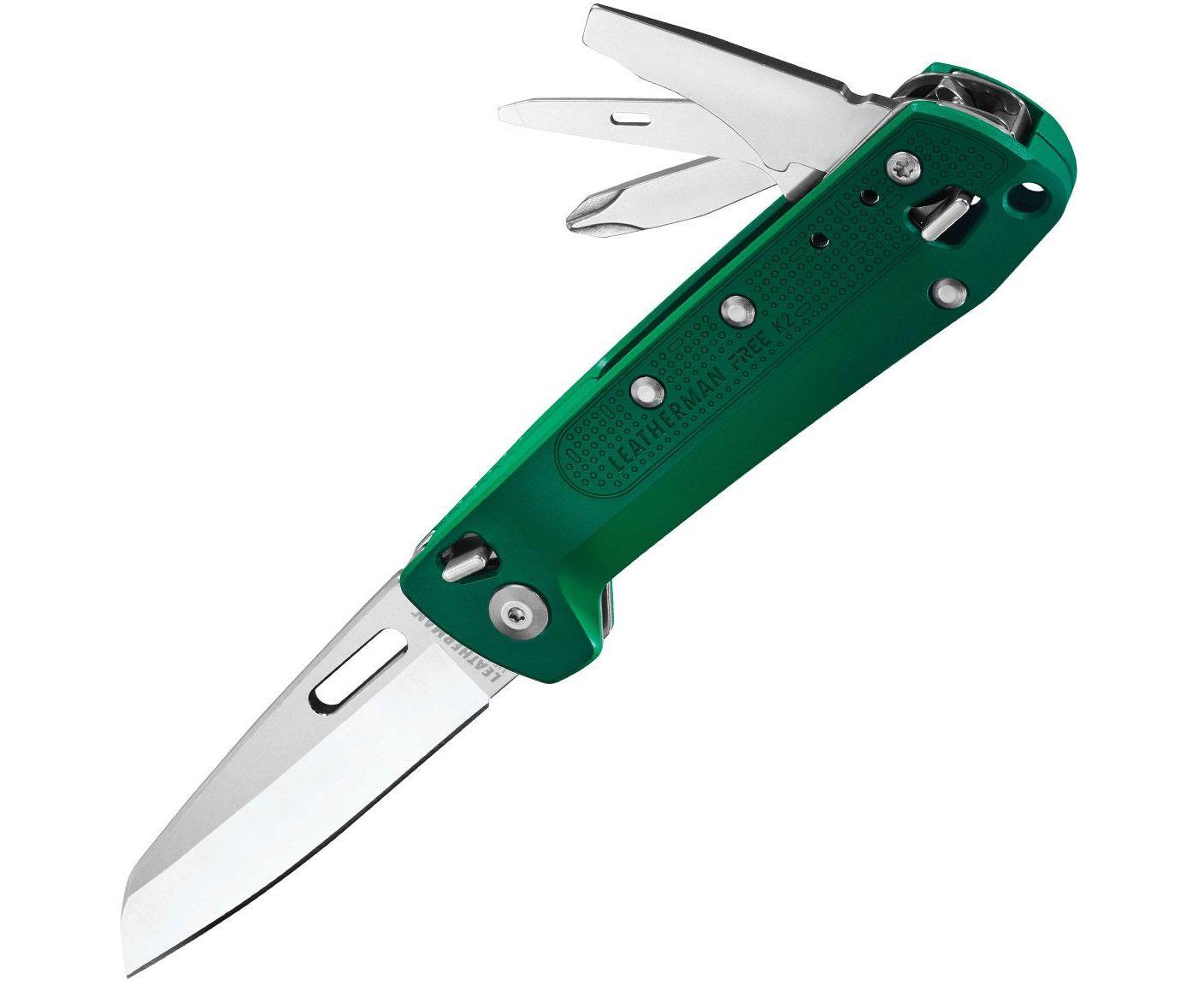 Ніж-мультитул Leatherman Free K2 Evergreen