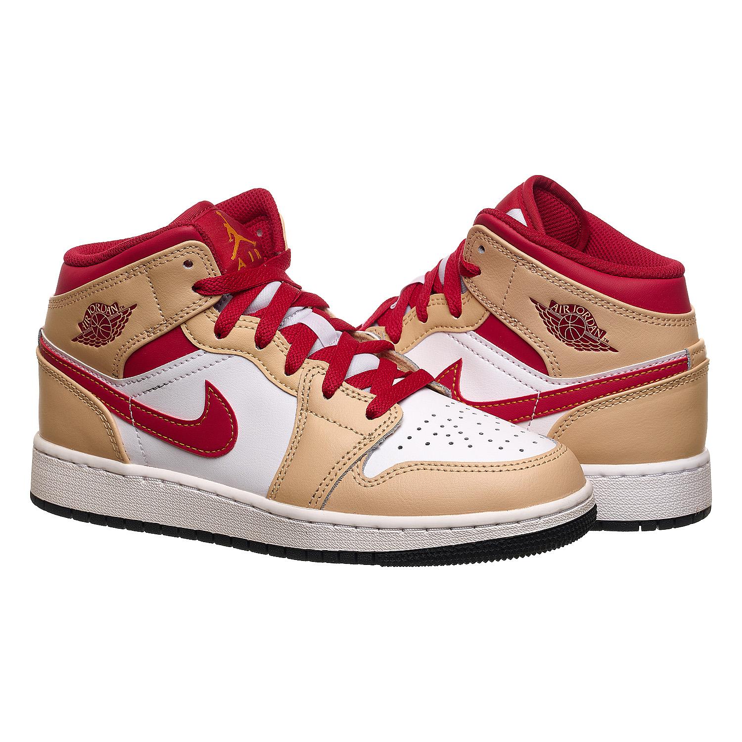Кросівки жіночі Nike Jordan 0 Mid Light Cardinal Curry (Gs) (554725-201)