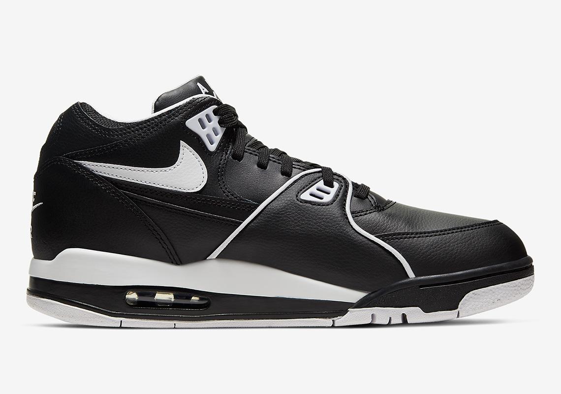 Nike air flight 89 black best sale and white