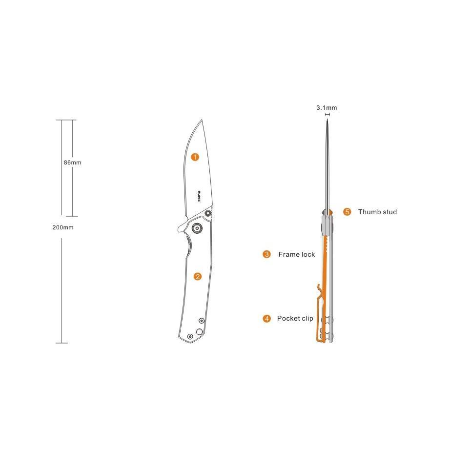 Ніж складний Ruike P801-SF