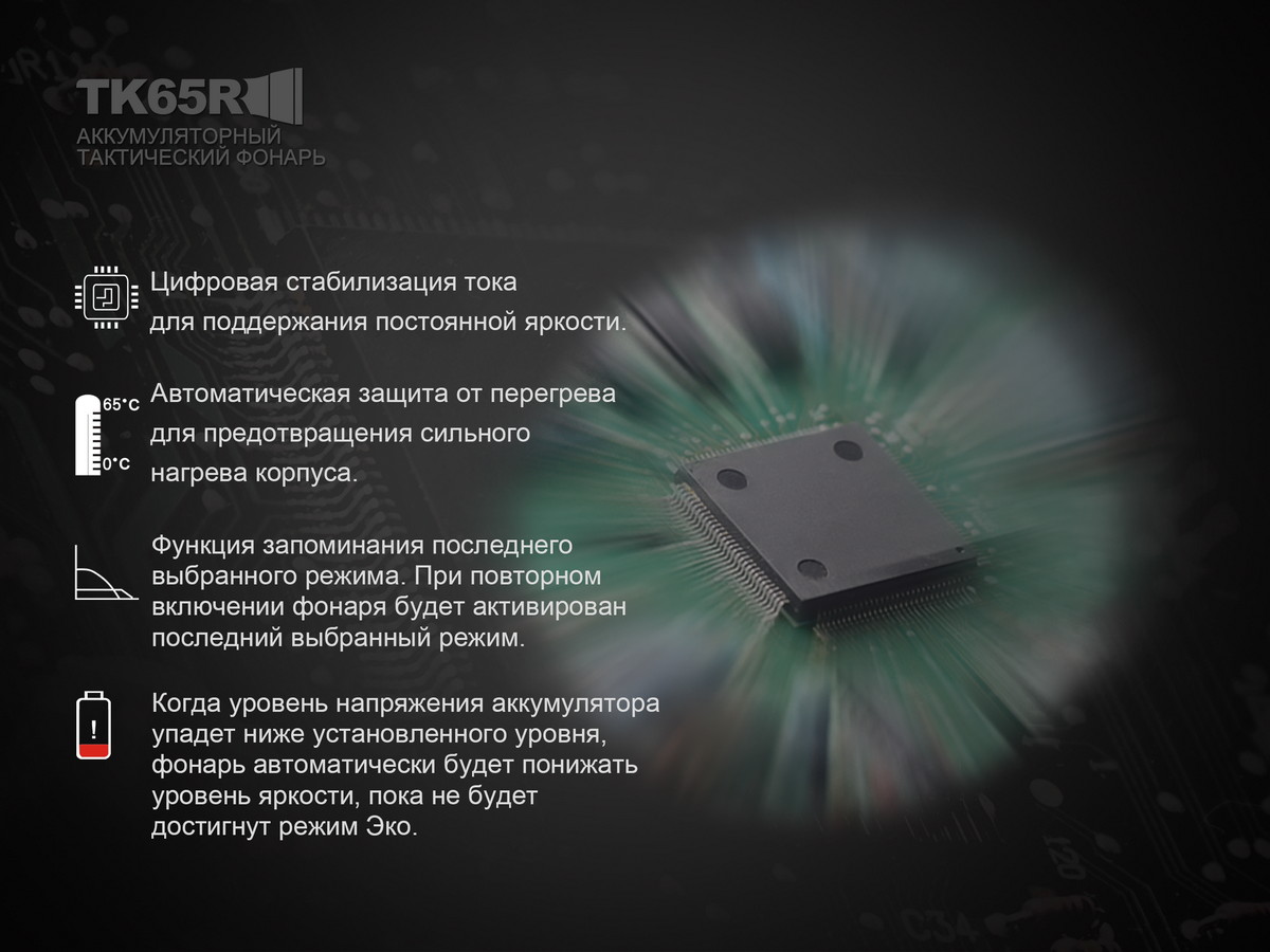 Ліхтар ручний Fenix TK65R