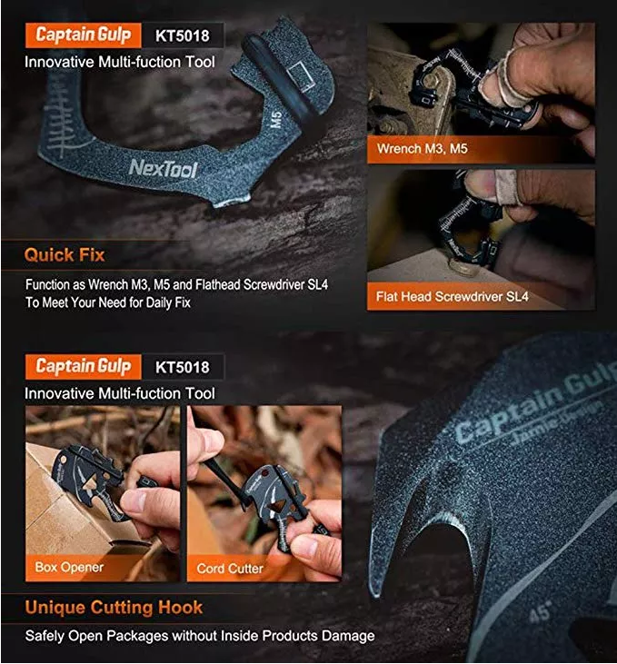 Міні-Мультитул NexTool Captain Gulp KT5018