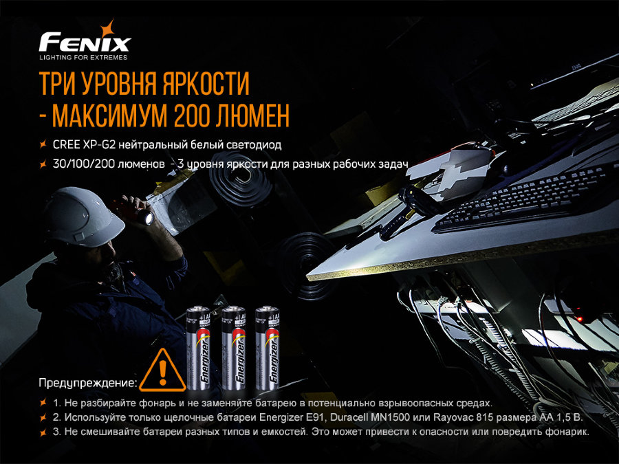 Ліхтар ручний Fenix WF11E