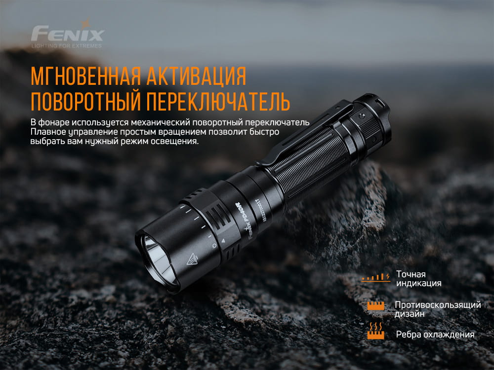 Ліхтар ручний Fenix PD40R V2.0 PD40RV20