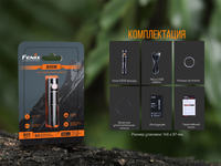 Ліхтар ручний Fenix E05R чорний E05Rblk