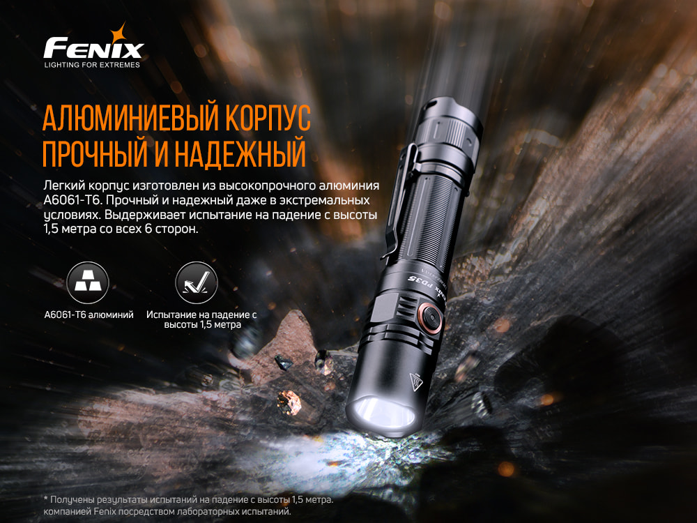 Ліхтар ручний Fenix PD35 V3.0 PD35V30