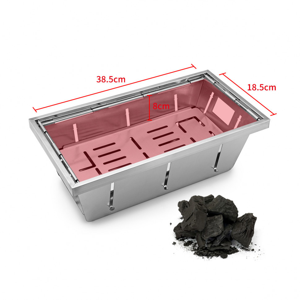 Портативний гриль Naturehike Mini Picnic BBQ Grill NH20CJ006, сталь