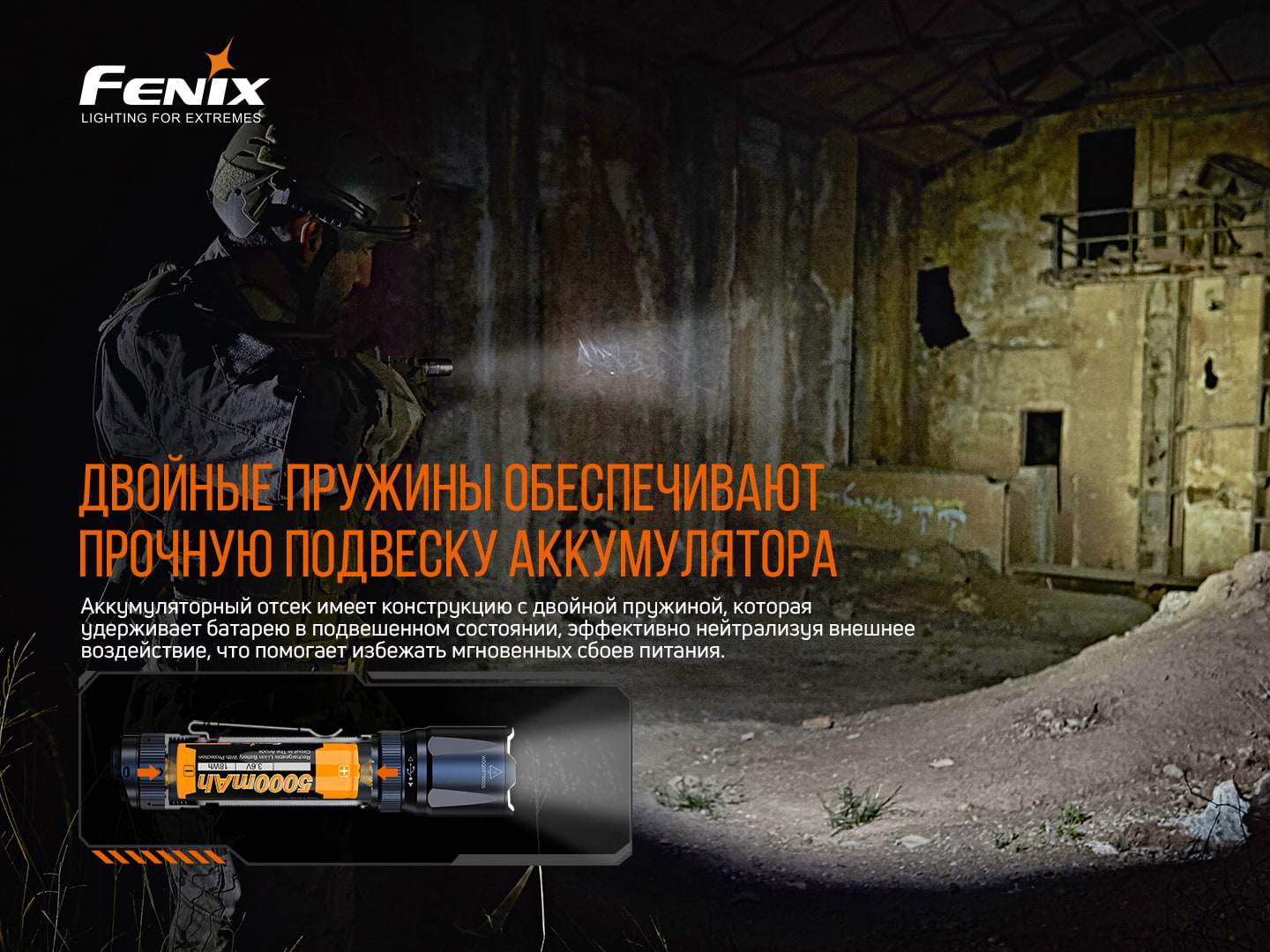 Ліхтар ручний Fenix TK20R V2.0