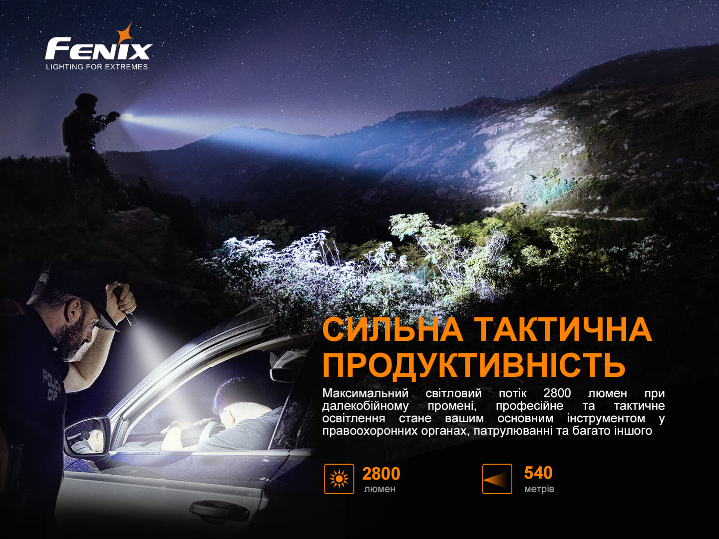 Ліхтар ручний Fenix TK22TAC