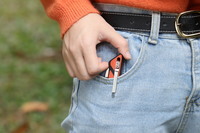 Ніж складний Roxon K2 лезо D2, білий