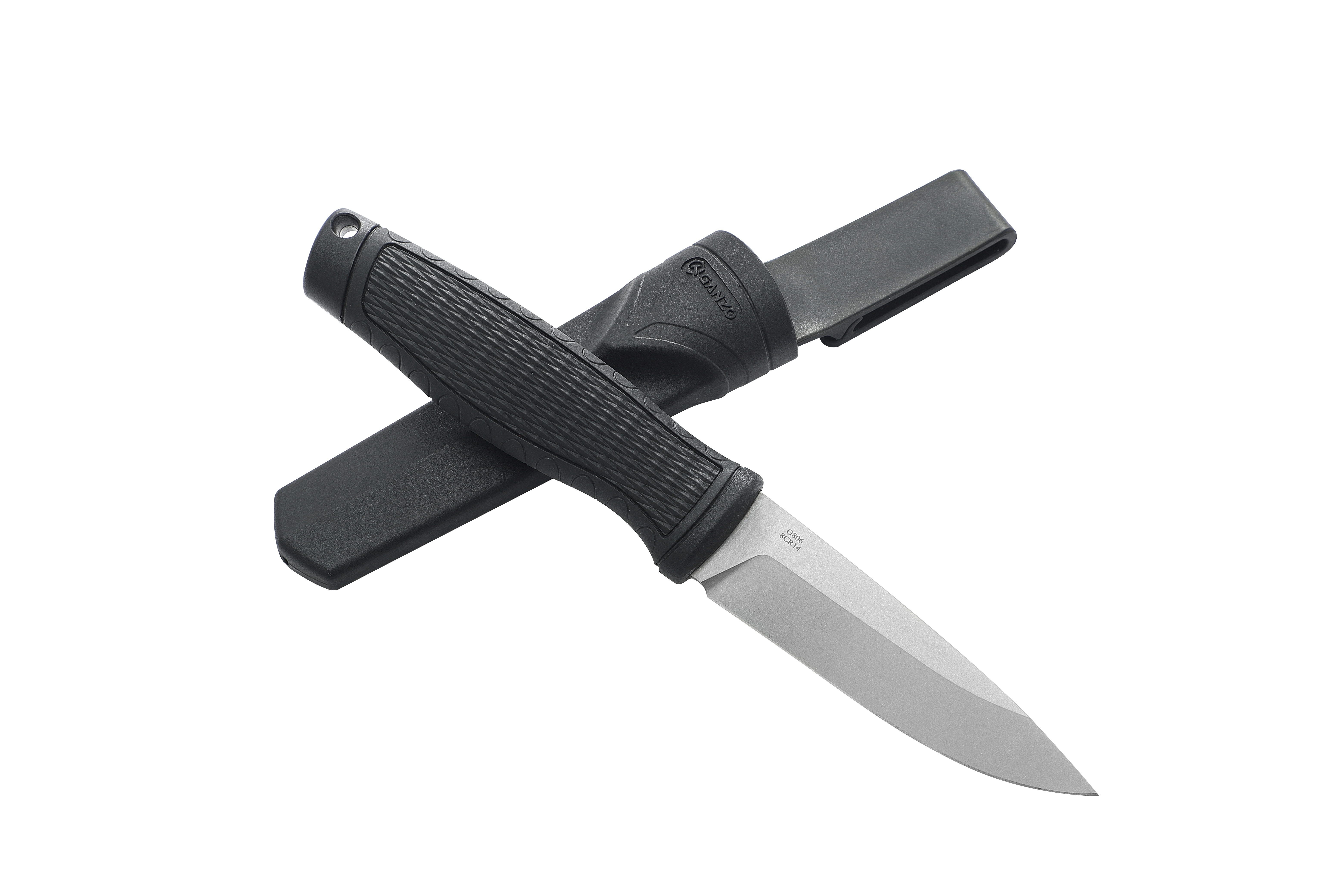 Ніж Ganzo G806-BK чорний з чохлом