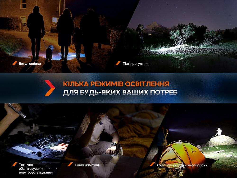 Ліхтар ручний Fenix E-CP чорний E-CPblack