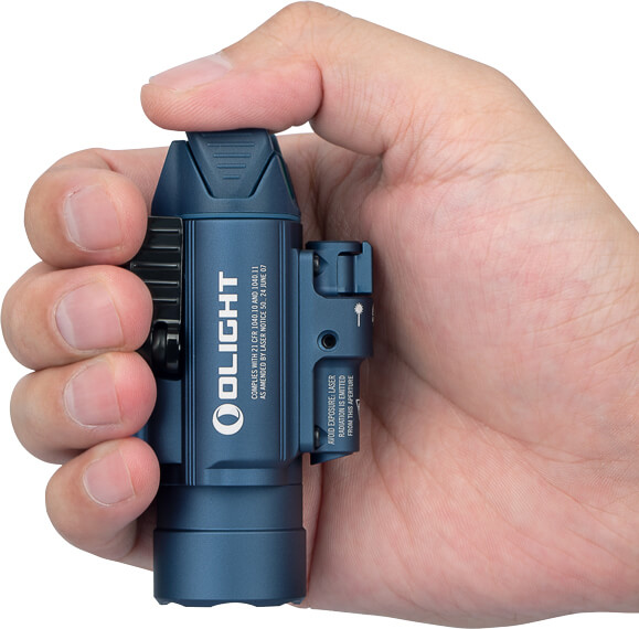 Ліхтар Olight Baldr Pro Midnight Blue з зеленим ЛЦВ