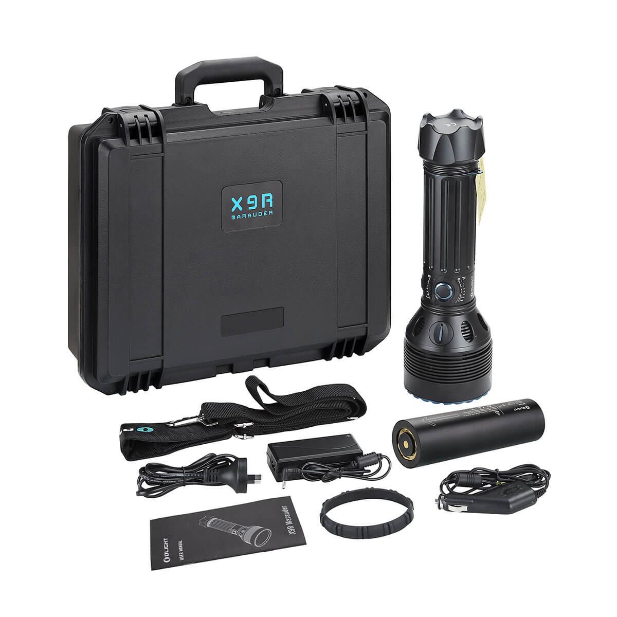 Ліхтар пошуковий Olight X9R Marauder OD Green