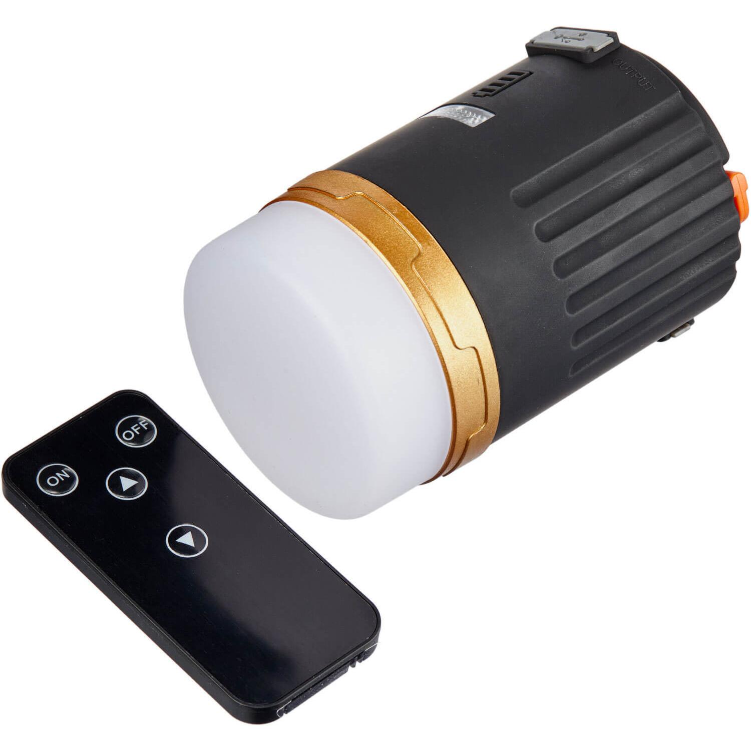 Ліхтар кемпінговий Skif Outdoor Light Drop Max Black/Orange з пультом YD-29 (240 лм)