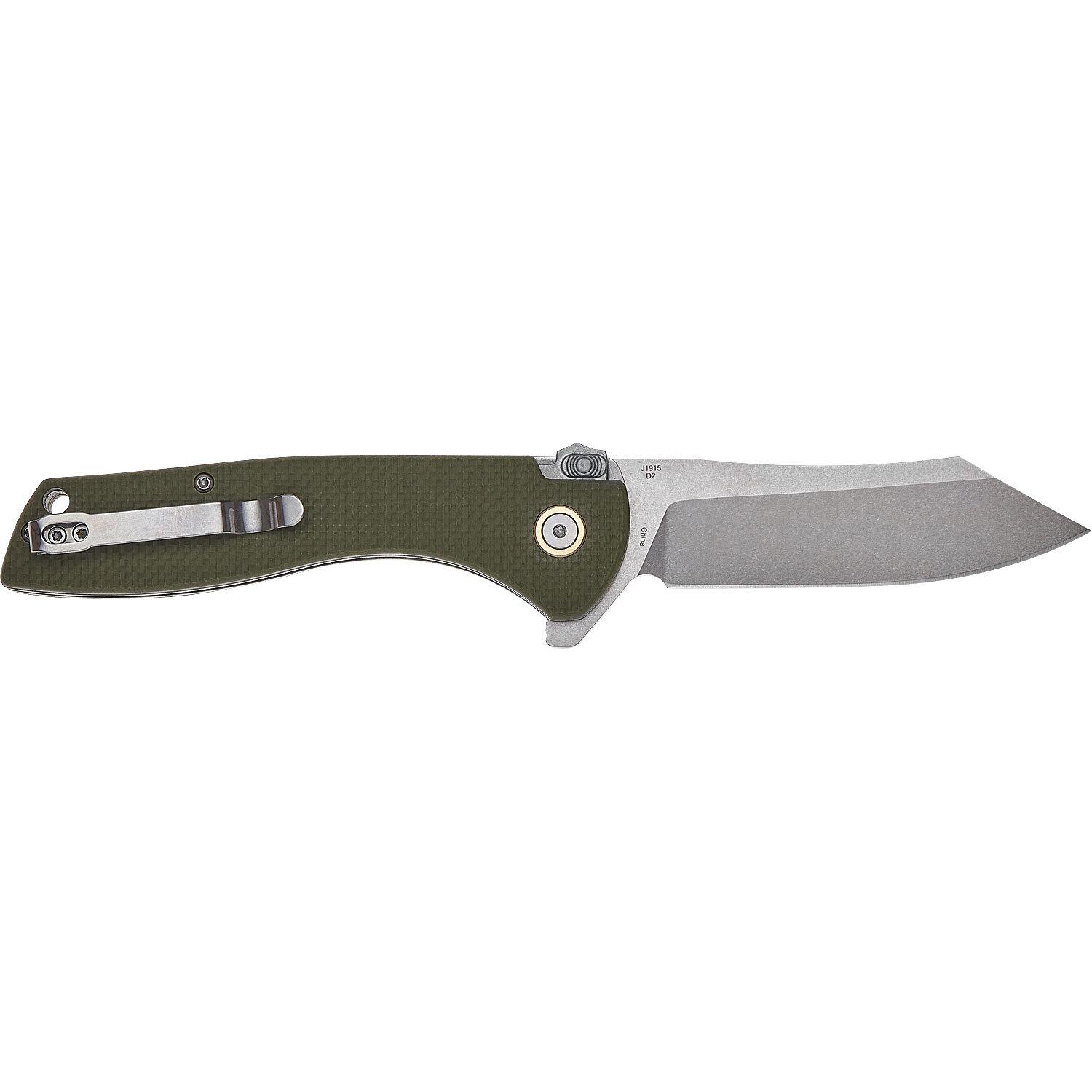 Ніж CJRB Kicker G10 Olive J1915-GN 2798.02.86