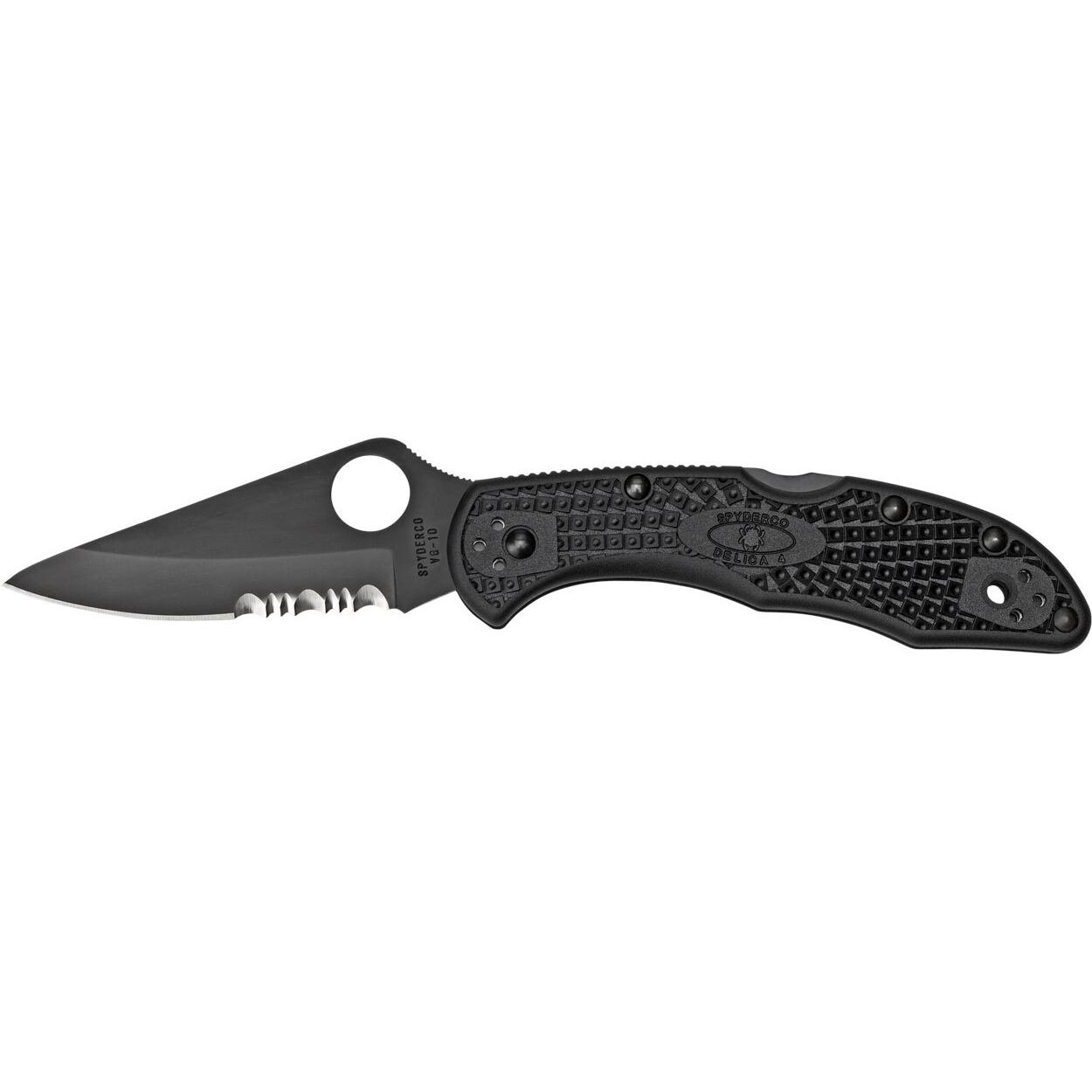 Ніж Spyderco Delica4 Black Blade C11PSBBK 87.01.36