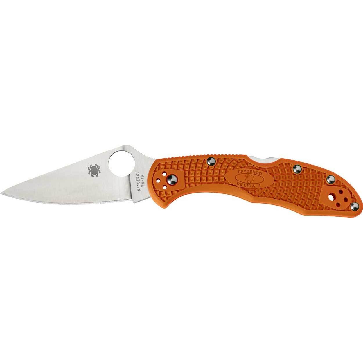 Ніж Spyderco Delica4 Flat Ground C11FPOR 87.11.71