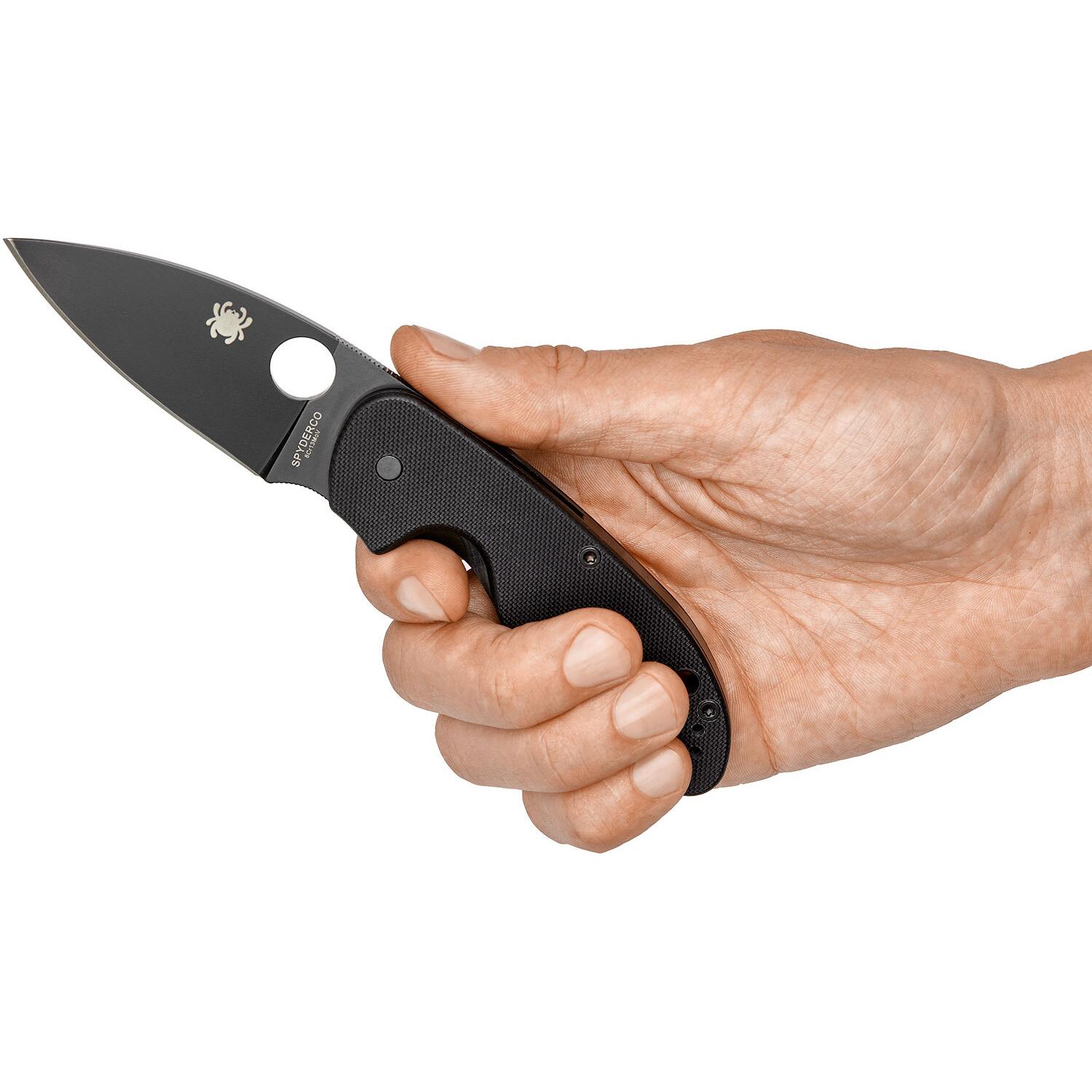 Ніж Spyderco Efficient Black Blade C216GPBBK 87.13.60