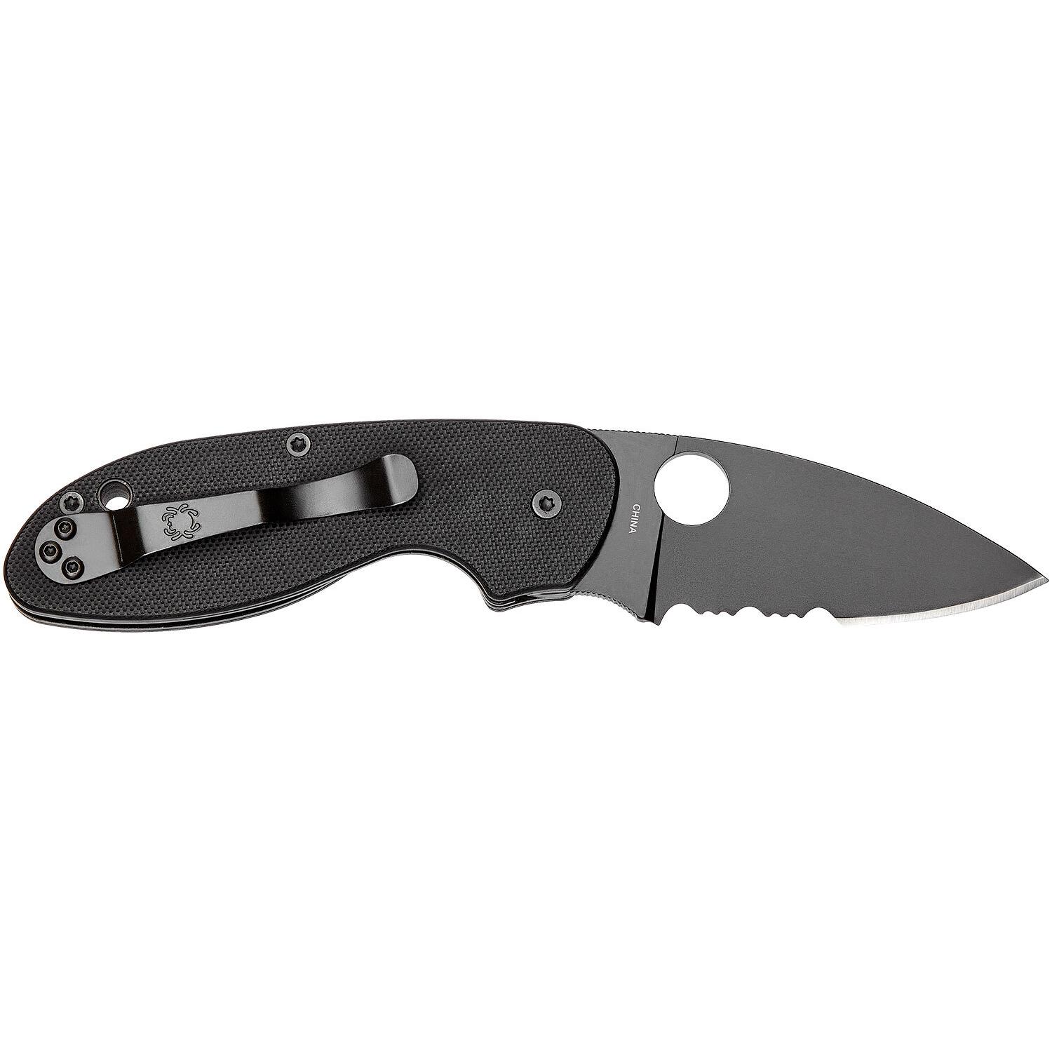 Ніж Spyderco Efficient Black Blade C216GPSBBK 87.13.61