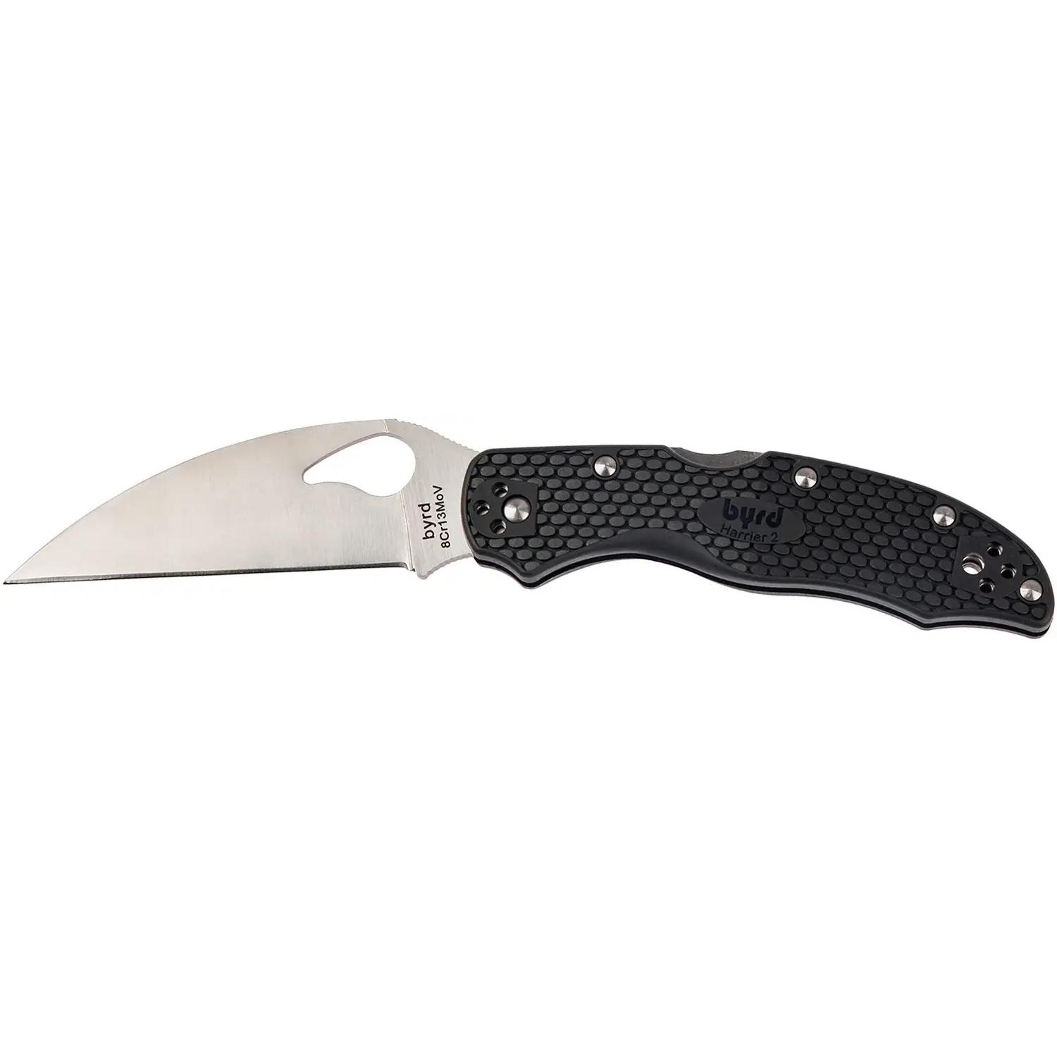 Ніж Spyderco Byrd Harrier 2 Wharncliffe BY01PBKWC2 87.15.05