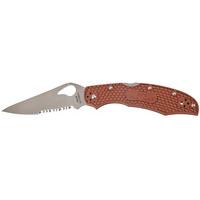 Ніж Spyderco Byrd Cara Cara 2 Half Serrated Brown BY03PSBN2 87.15.58