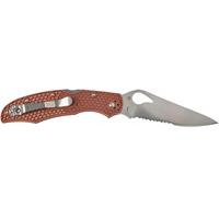 Ніж Spyderco Byrd Cara Cara 2 Half Serrated Brown BY03PSBN2 87.15.58