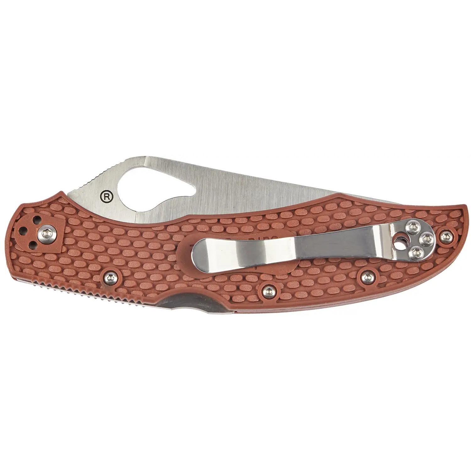 Ніж Spyderco Byrd Cara Cara 2 Half Serrated Brown BY03PSBN2 87.15.58
