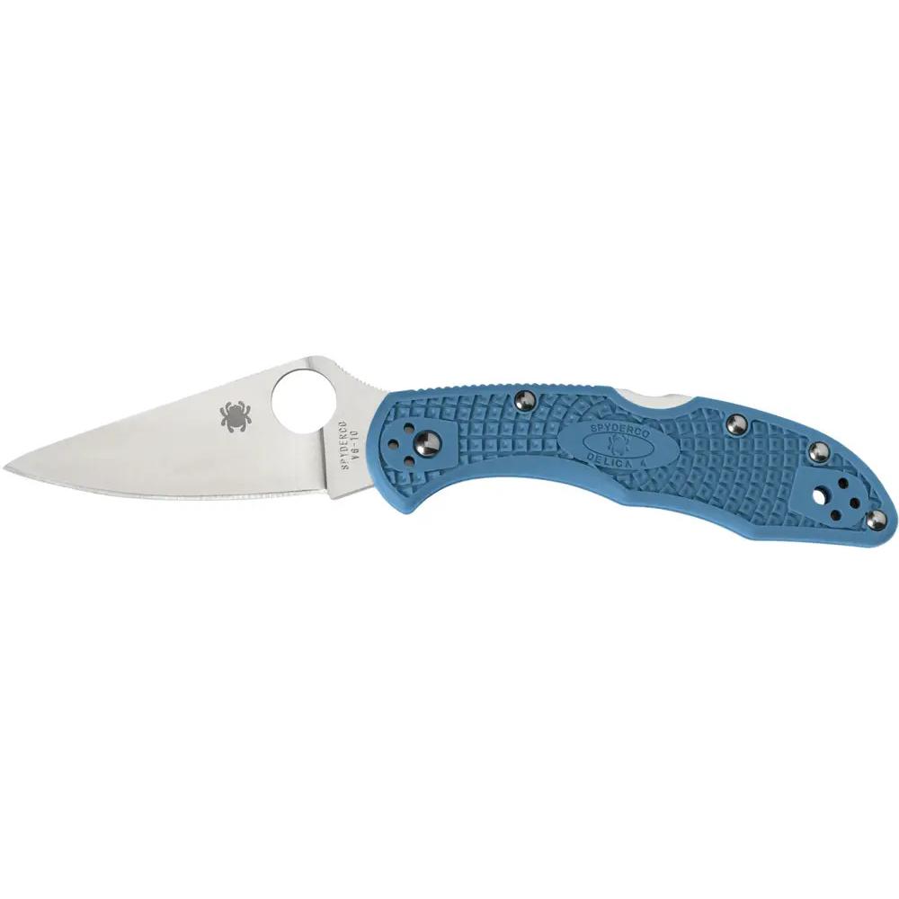 Ніж Spyderco Delica 4 Flat Ground Blue C11FPBL 87.15.72