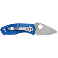 Ніж Spyderco Ambitious Lightweight Blue Serrated C148SBL 87.15.97
