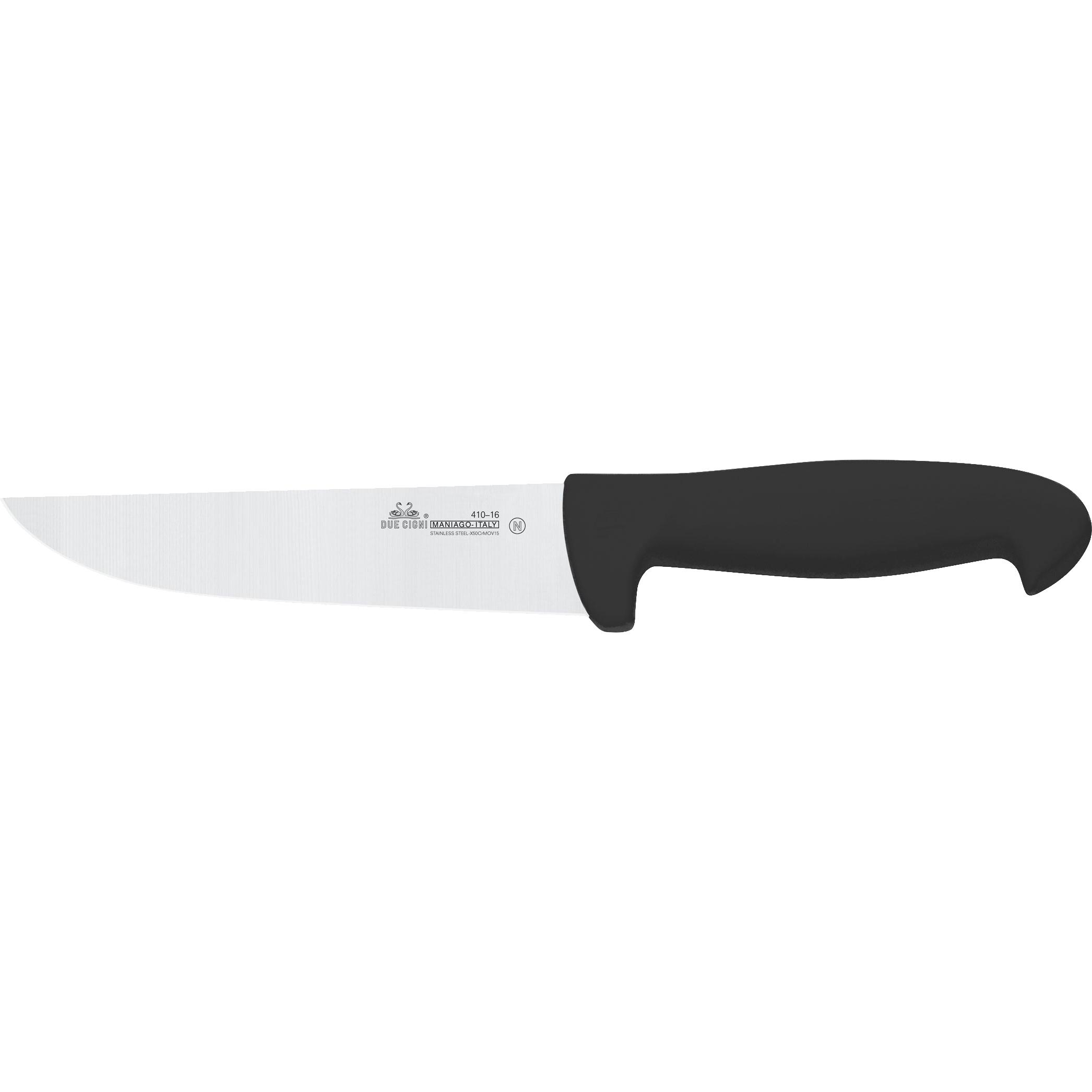 Ніж кухонний Due Cigni Professional Butcher Knife 140 мм. Колір - чорний 2C 410/16 N 1904.00.99