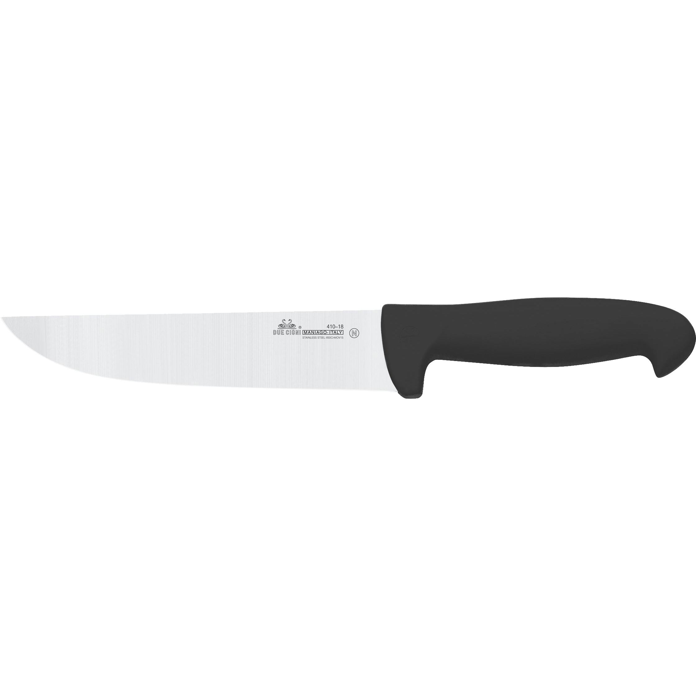 Ніж кухонний Due Cigni Professional Butcher Knife 160 мм. Колір - чорний 2C 410/18 N 1904.01.00