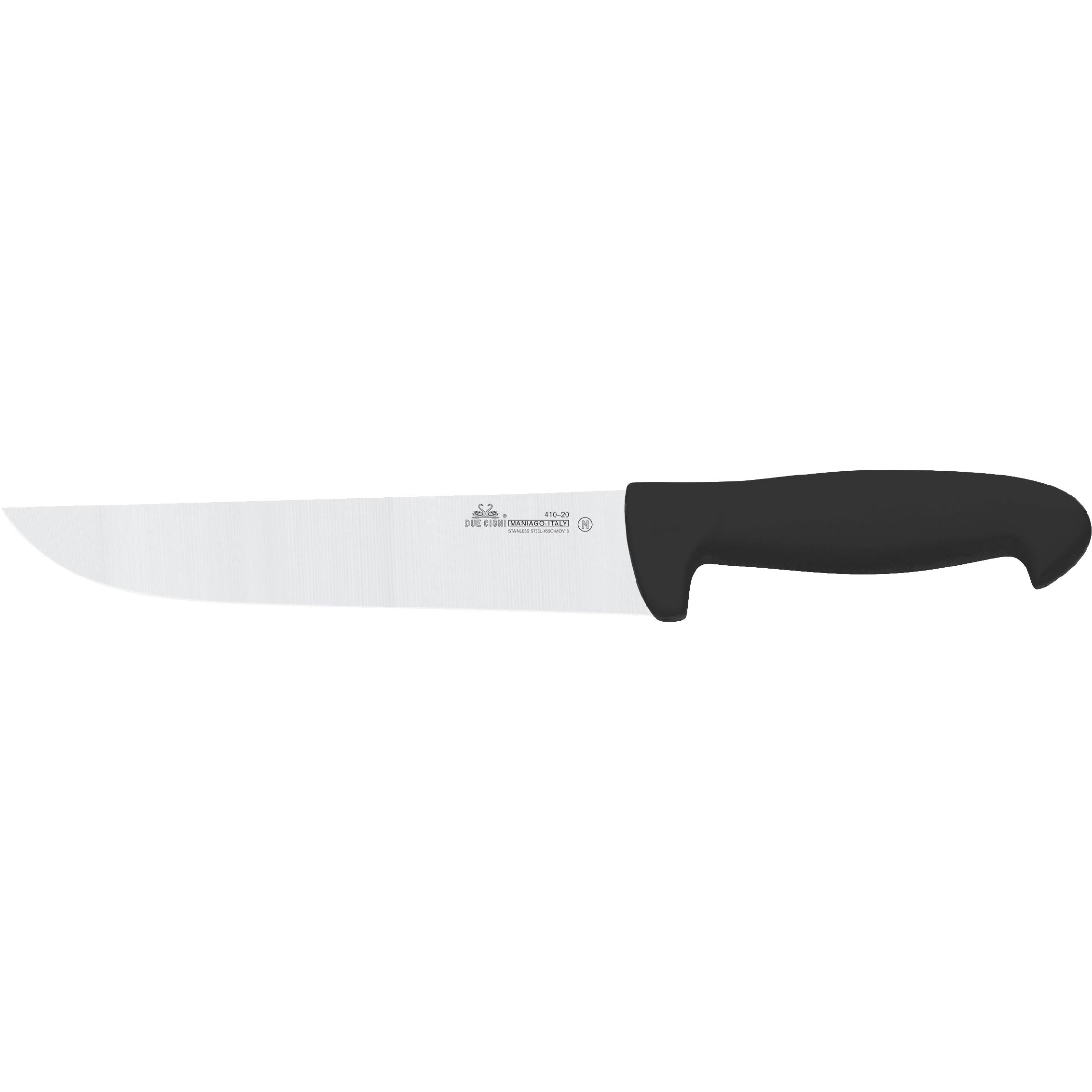Ніж кухонний Due Cigni Professional Butcher Knife 180 мм. Колір - чорний 2C 410/20 N 1904.01.01
