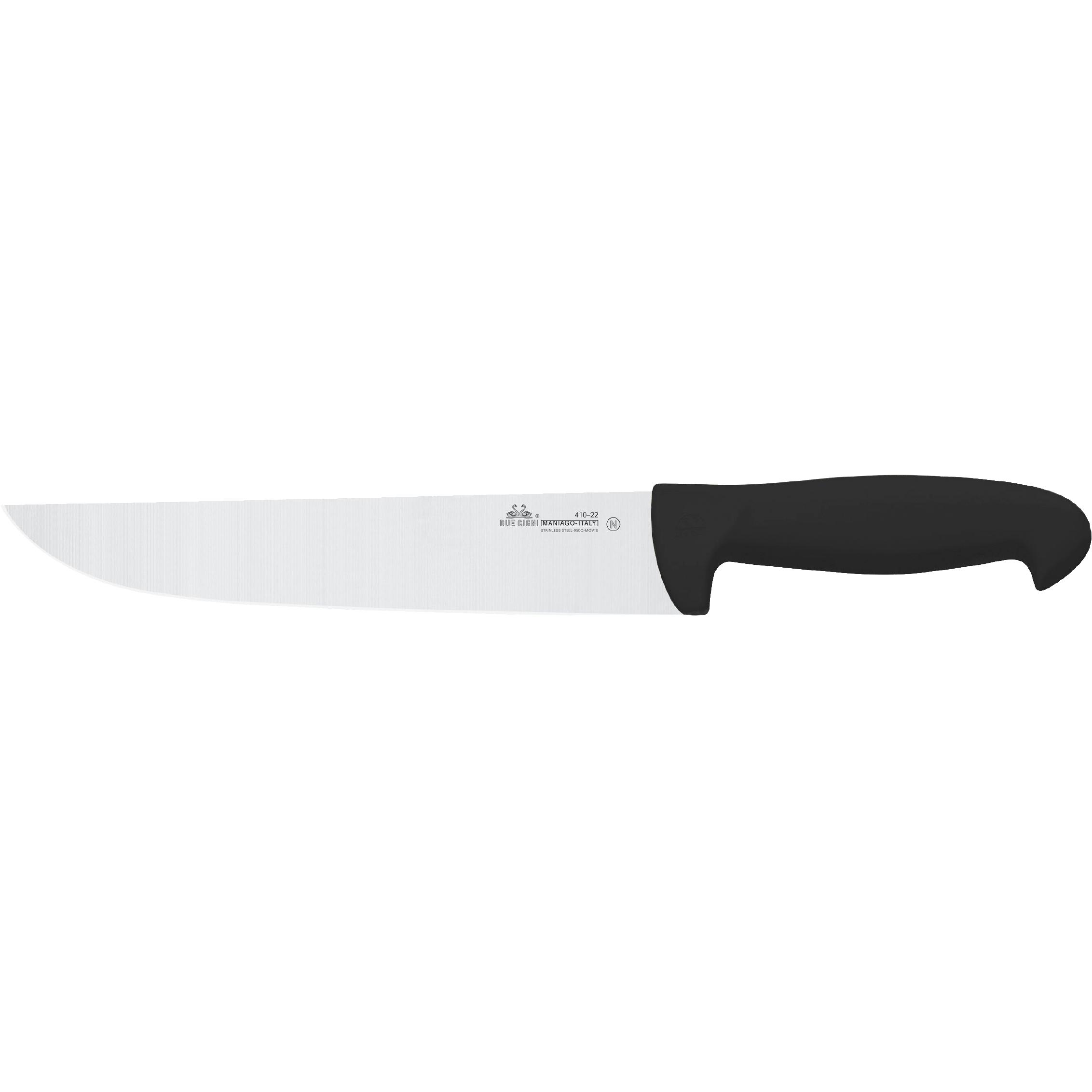 Ніж кухонний Due Cigni Professional Butcher Knife 200 мм. Колір - чорний 2C 410/22 N 1904.01.02