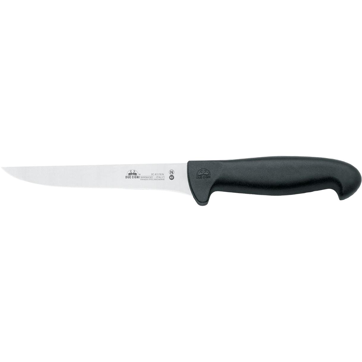 Ніж кухонний Due Cigni Professional Boning Knife 411 160 мм black 2С 411/16 N 1904.01.62