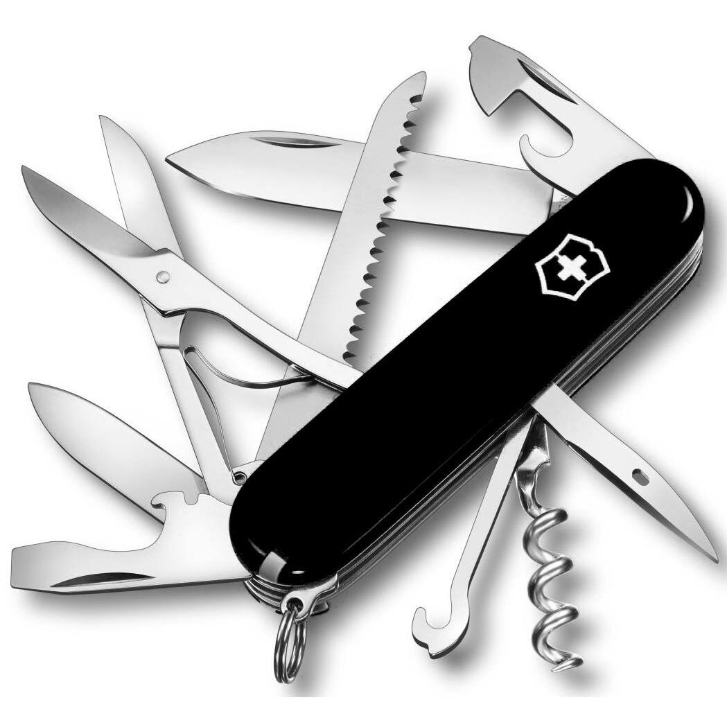 Ніж VICTORINOX 1.3713.3 Huntsman ц: чорний 1.3713.3 61.29.40